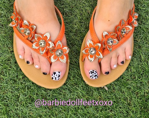 Header of barbiedollfeetxoxo