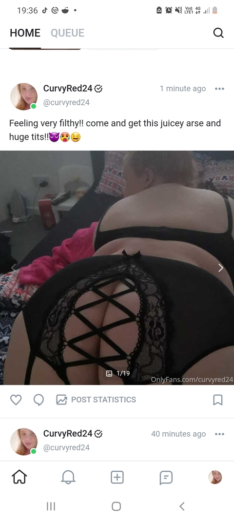 curvyred24 onlyfans leaked picture 1