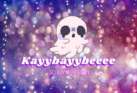 Header of kayybayybeeee