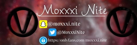 Header of moxxxi.nite