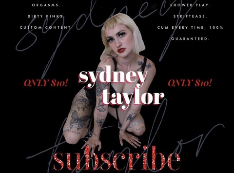 Header of officialsydneytaylor