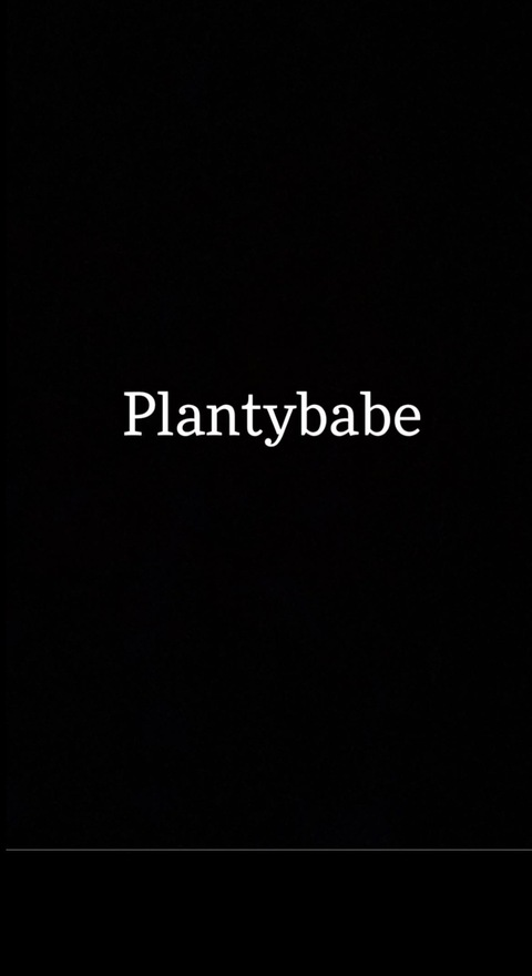 Header of plantybabe