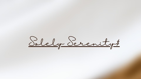 Header of solely.serenity