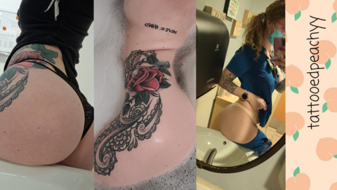 tattooedpeachyy onlyfans leaked picture 1